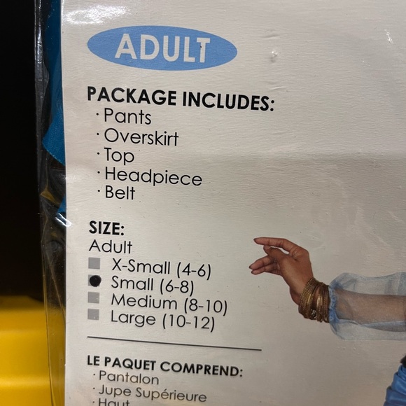 Women’s Arabian princess costume size small - Picture 3 of 5